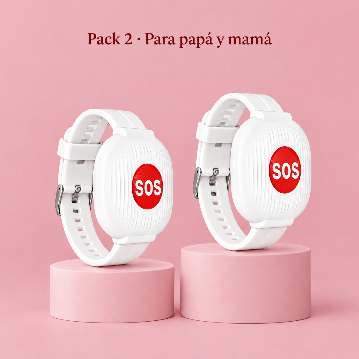 Pack de 2 pulseras SOS